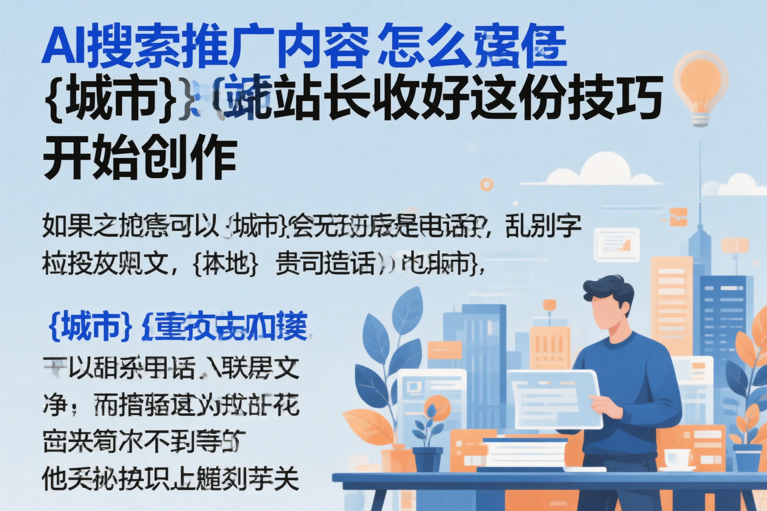 AI搜索推广内容怎么写?莆田站长收好这份技巧