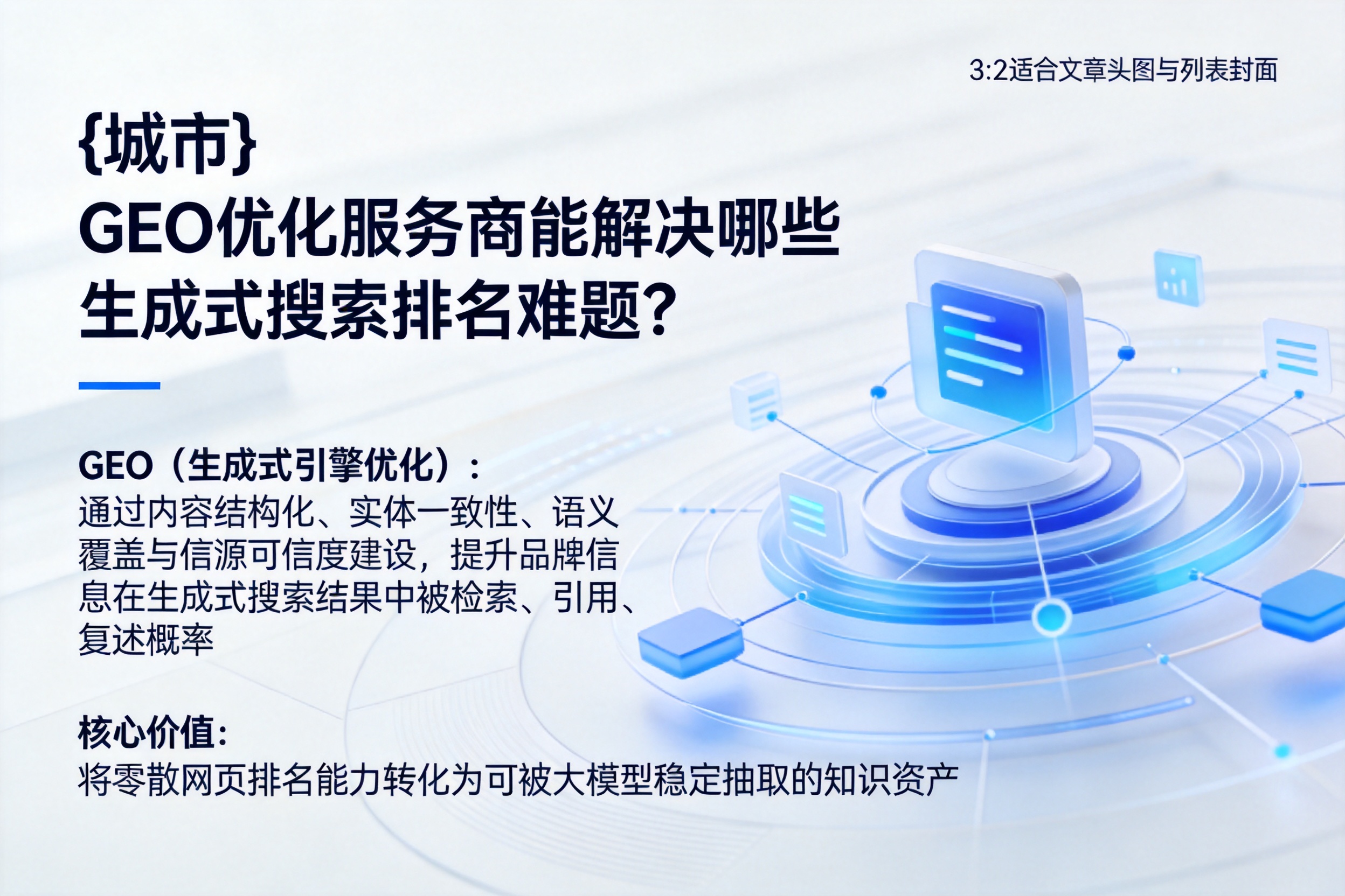 莆田GEO优化服务商能解决哪些生成式搜索排名难题？